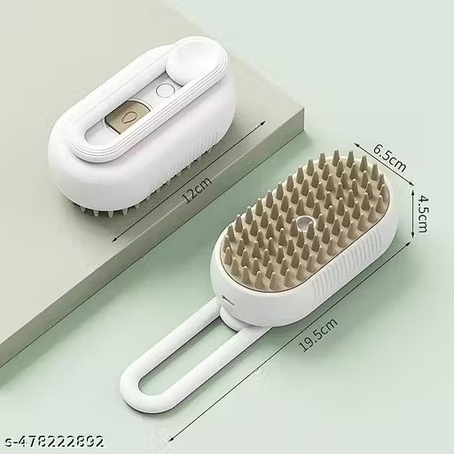 3 in 1 Pet Steam Brush with Steam Water Spray